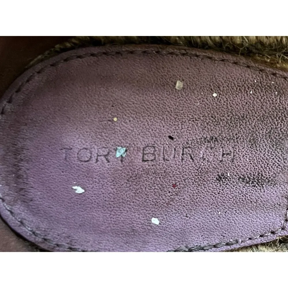 Tory Burch Lilac Platform Espidrille Slip On Shoes Sandals  Women's Size 8.5